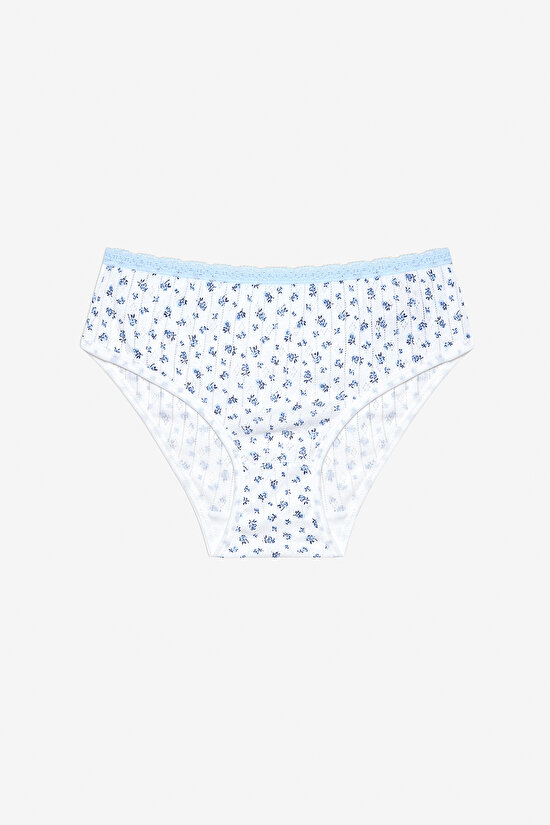 Girls Flowers Point 5in1 Multi Colour Slip - 4