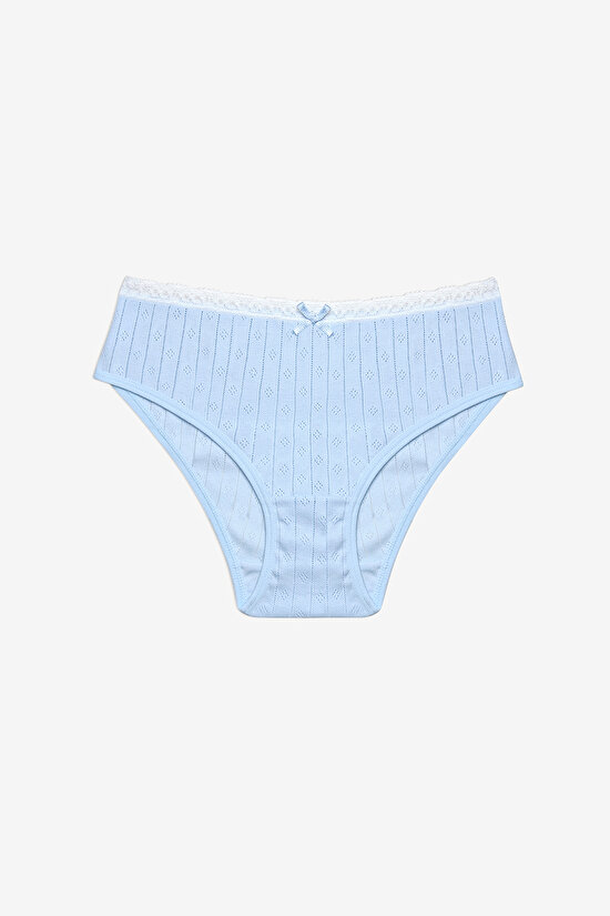 Girls Flowers Point 5in1 Multi Colour Slip - 6