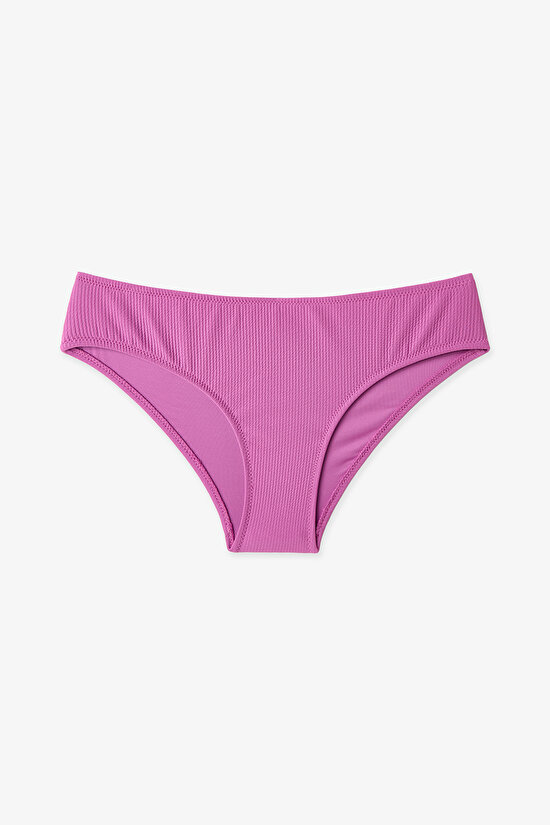 Purple Teen Emma One Shoulder Bikini Set - 3