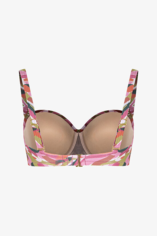Renkli Luz Beauty Toparlayıcı Bikini Üstü - 8