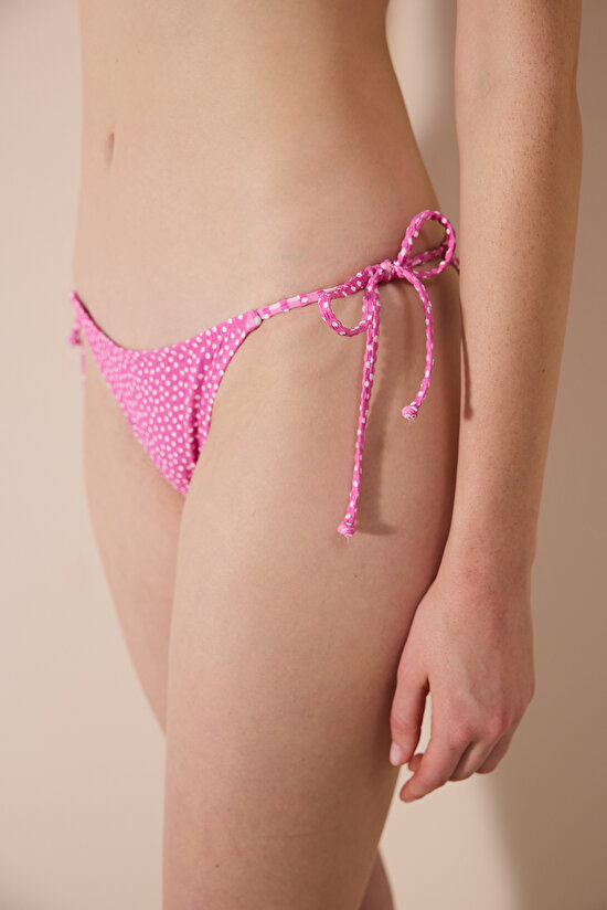 Elie Textured Multi Colour Bikini Bottom - 3