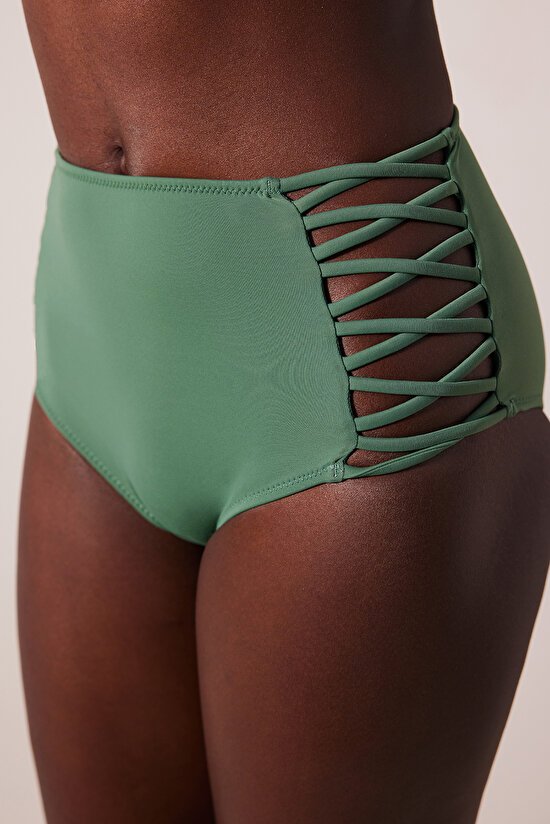 High Fashion Green Bikini Bottom - 1