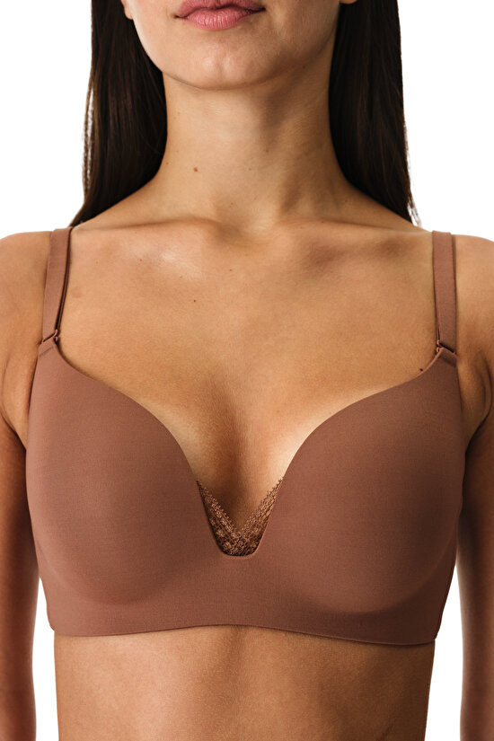Kahverengi Eliza Push Up Destekli Sütyen - 2