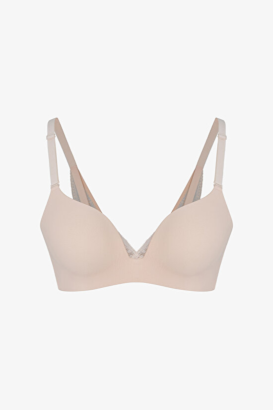 Krema Pembesi Eliza Push Up Destekli Sütyen - 1