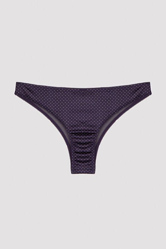 SATIN DOT BRAZILIAN, L, PR32 MOR - 4