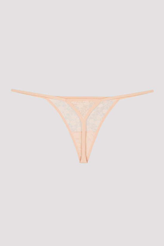 Pink Lacy Dream String - 2