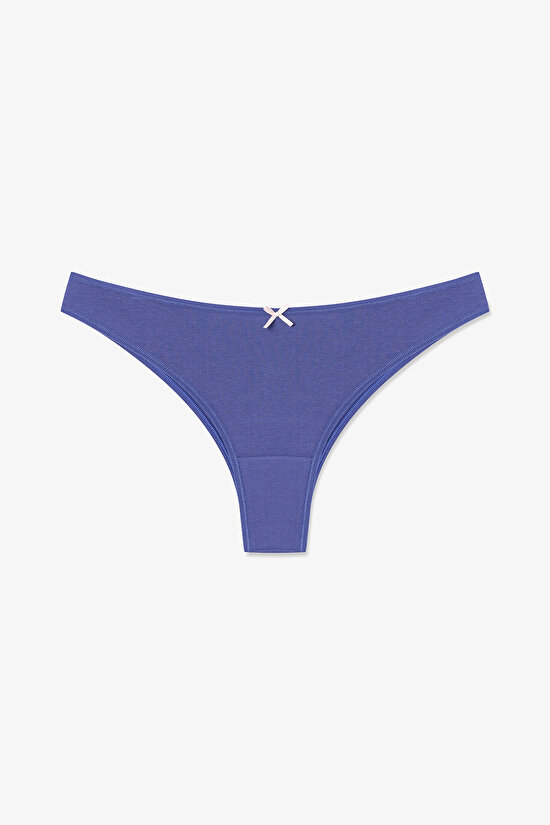 Renkli Lilac Princess 3'lü Brazilian Külot - 1