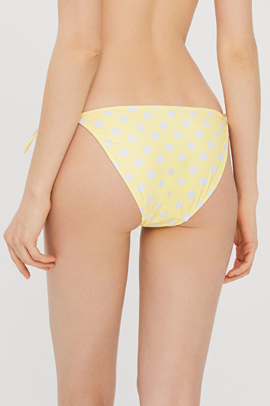 Light Yellow Mariposa Bikini Bottom - 3