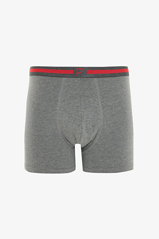 Erkek Basic Colors 7li Çok Renkli Boxer Külot - 5