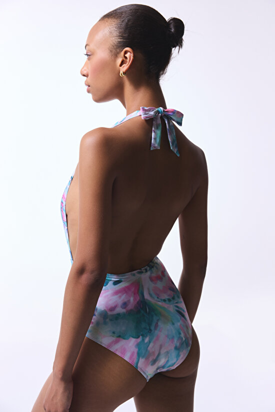 Multi Color Lula Swimsuit - Gamze Erçel Collection - 5