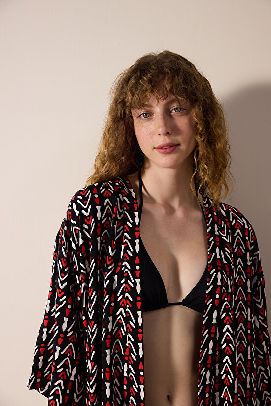 Corus Çok Renkli Kimono - 4