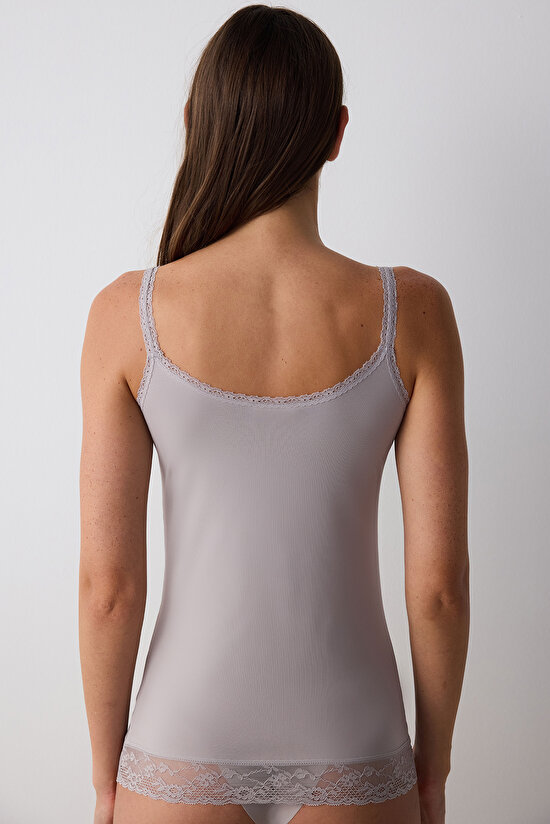 Cotton Lace Dantel Gri Atlet - 5