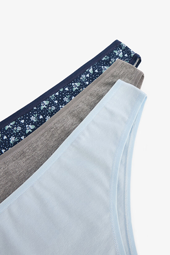 Çiçekli Night Dreams Düşük Bel 3'lü  Brazilian Külot - 5