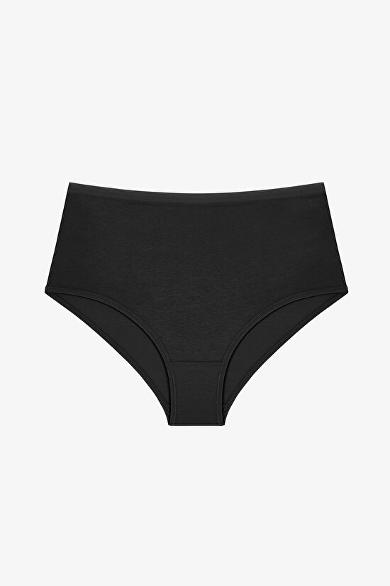 Dark Mauve Yüksek Bel 5'li Slip Külot - 3