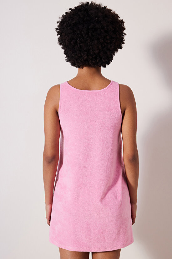 Towel Pink Dress - 3