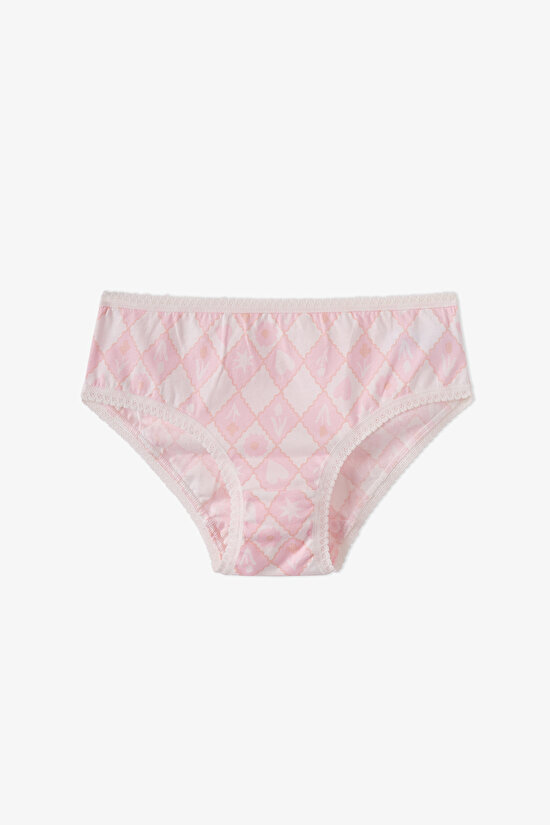 Girls' Princess Print Floral 5-Pack Slip - 3