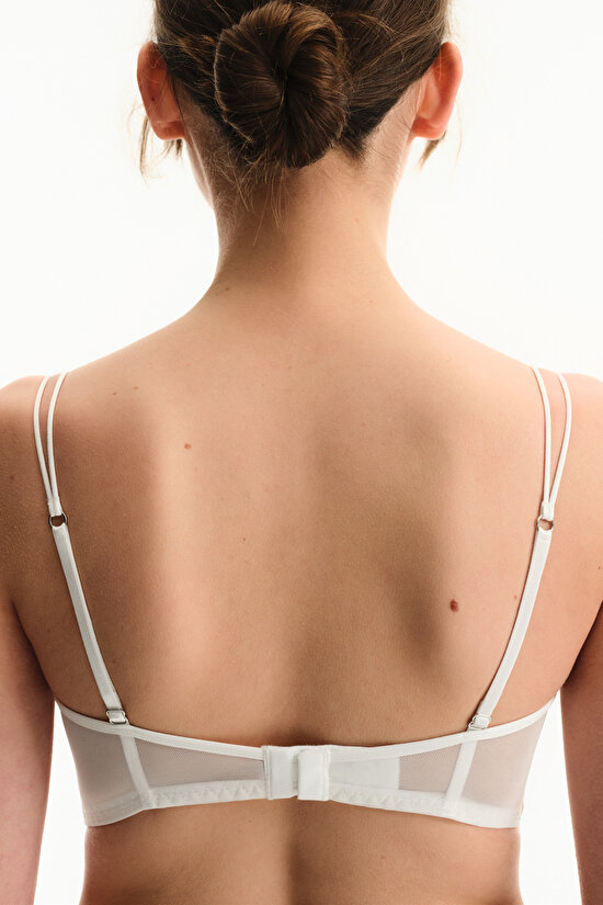 Kırık Beyaz Removable Skirt Babydoll - 8