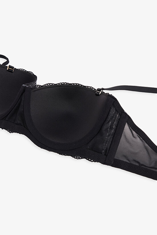 Gümüş Antrasit Bloom Shinny Sütyen - 9