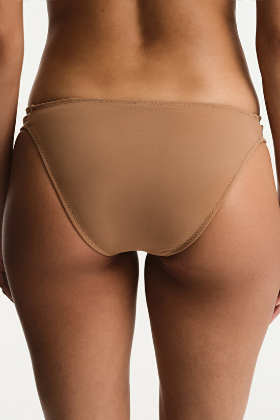 Açık Kahverengi Karla Side Bikini Altı - 2