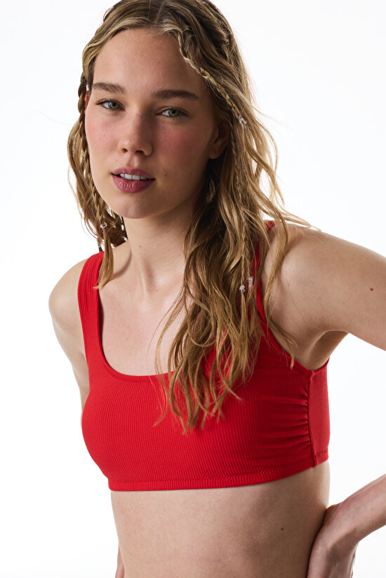 Kırmızı Astrid Bra Bikini Üstü - 3
