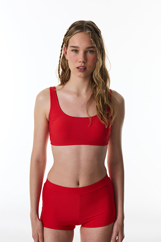 Kırmızı Astrid Bra Bikini Üstü - 6