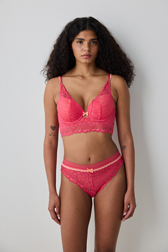 Laluce Broderie Longline Bra - Penti Loves Paris Collection - 1