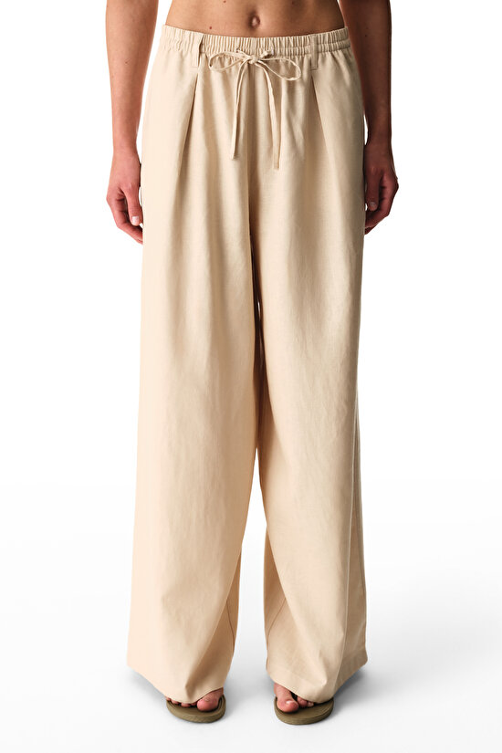 Pastel Beige Alice Pants - 1