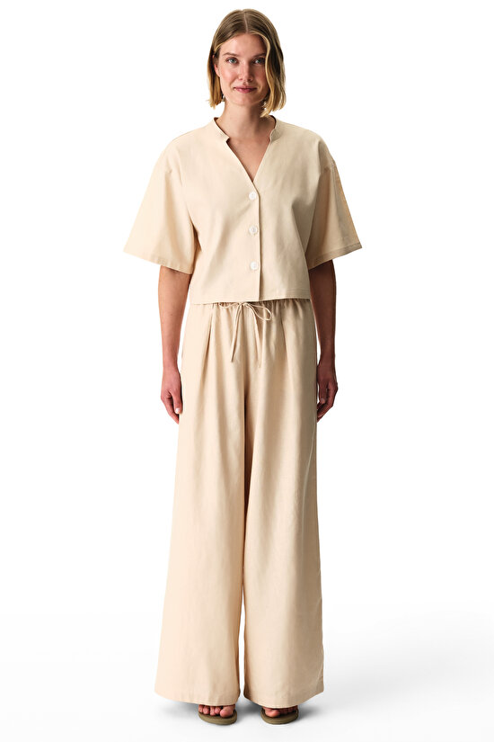 Pastel Beige Alice Pants - 4