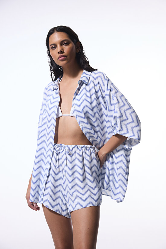 Biana Navy Gömlek - 5