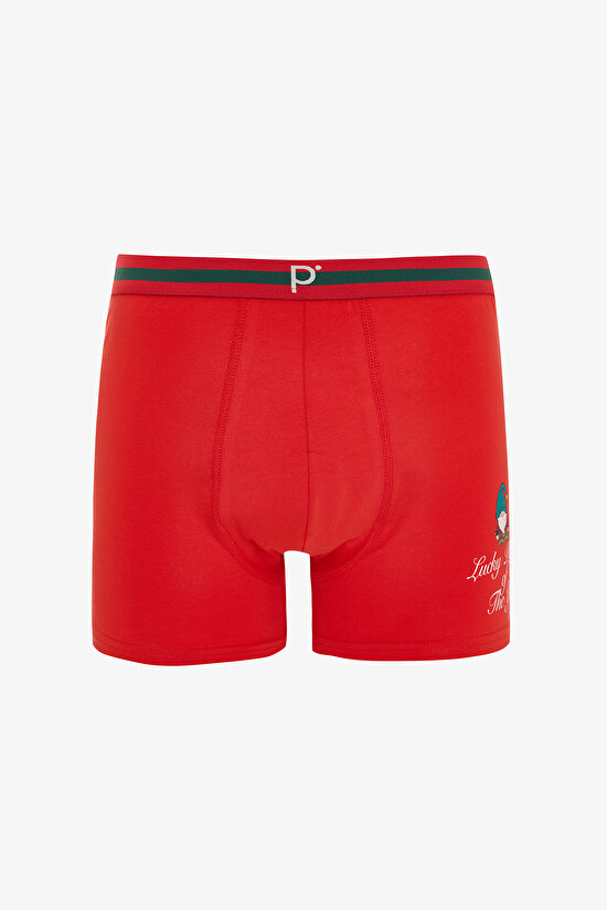 Erkek Dwarf Geometrik Desenli 3'lü Boxer - 4