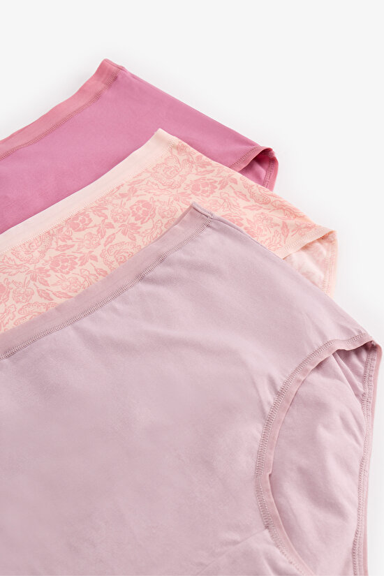 Wild Rose 3-Pack High-Waist Slip Briefs - 2
