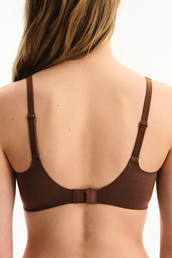 Brown 24 Hours Decollete Bra - 3