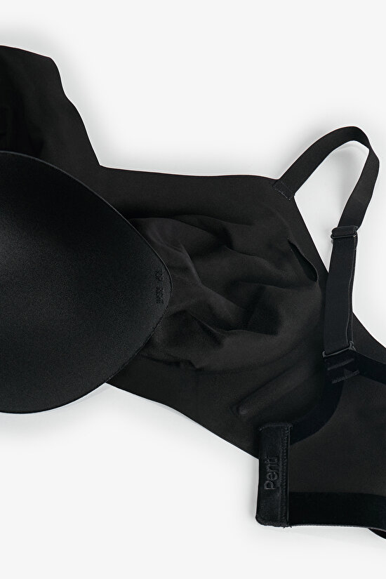 Black Invisible Form Bra - 2