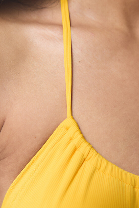 Yellow Marigold Bandeau Bikini Top Yellow Marigold Bandeau Bikini Top - 5