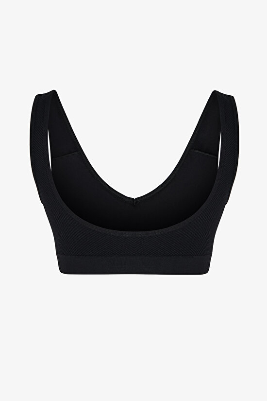 Siyah Seamless Üst  - 2