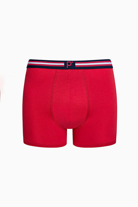 Erkek Pamuklu Blue Sailor 3lü Çok Renkli Boxer - 3