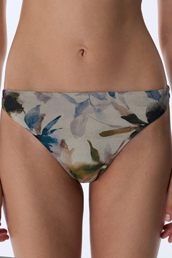 Renkli Zoe Minimal Slip  Bikini Altı - 1