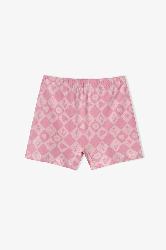 Girls' Princess Print Star Patterned 3-Pack Boxers - 2
