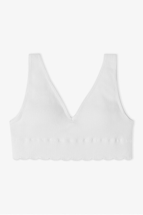 Optik Beyaz Kız Çocuk Fit Sütyen - 1