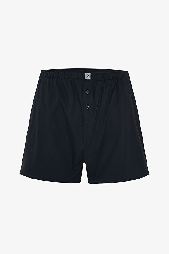 Erkek Pamuklu Buttoned 2li Çok Renkli Boxer Külot - 3