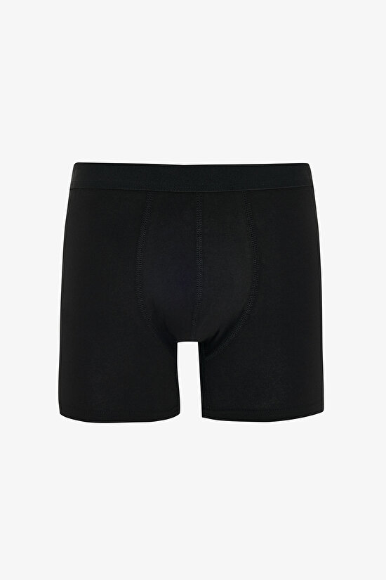 Erkek Pamuklu Basic Çok Renkli 3'lü Boxer - 3