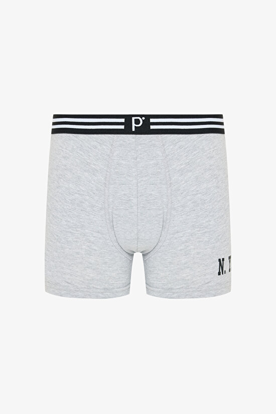 Erkek Pamuklu City 3lü Çok Renkli Boxer Külot Erkek Pamuklu City 3lü Çok Renkli Boxer Külot - 3
