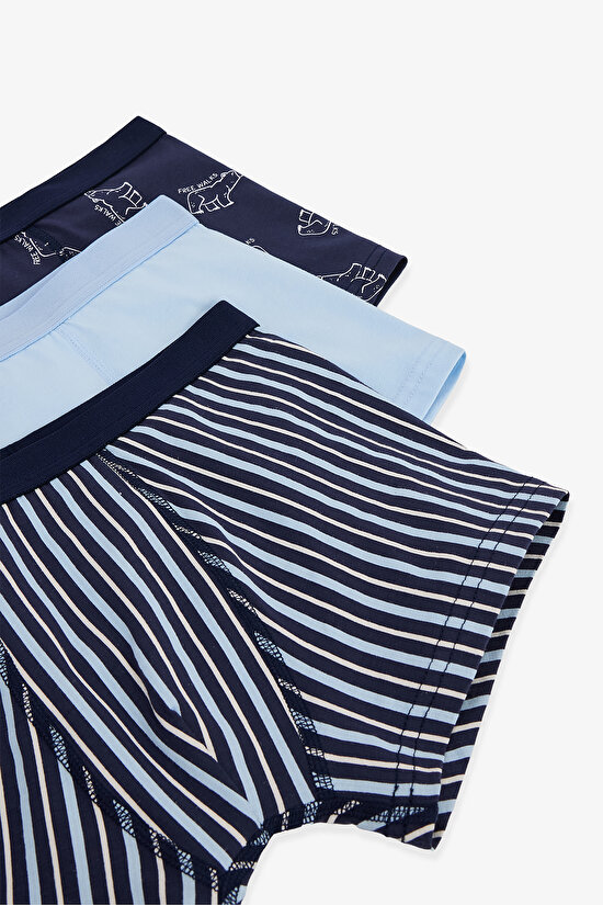 Boys Bear Patterned 3-Pack Boxer - 2