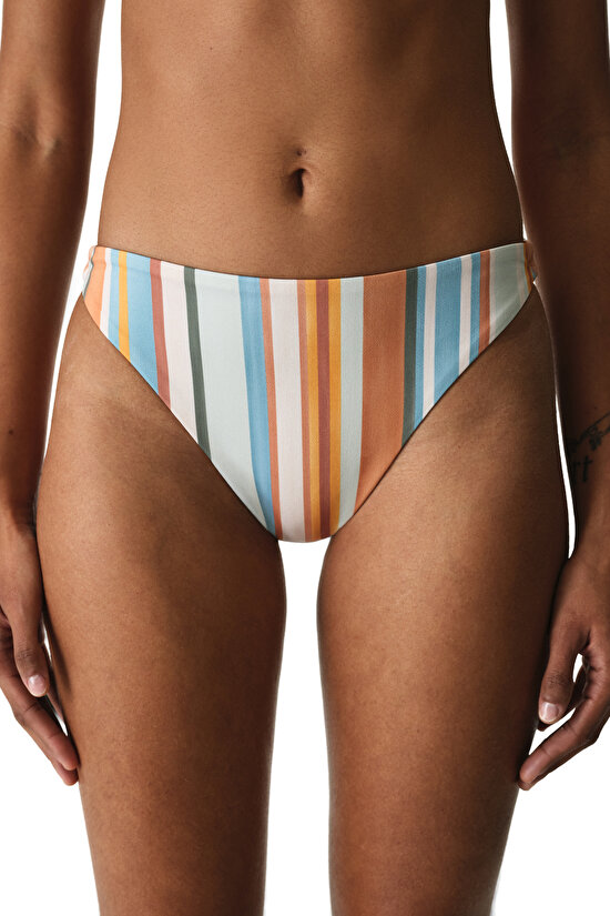 Renkli Kourtney Minimal Slip  Bikini Altı - 1