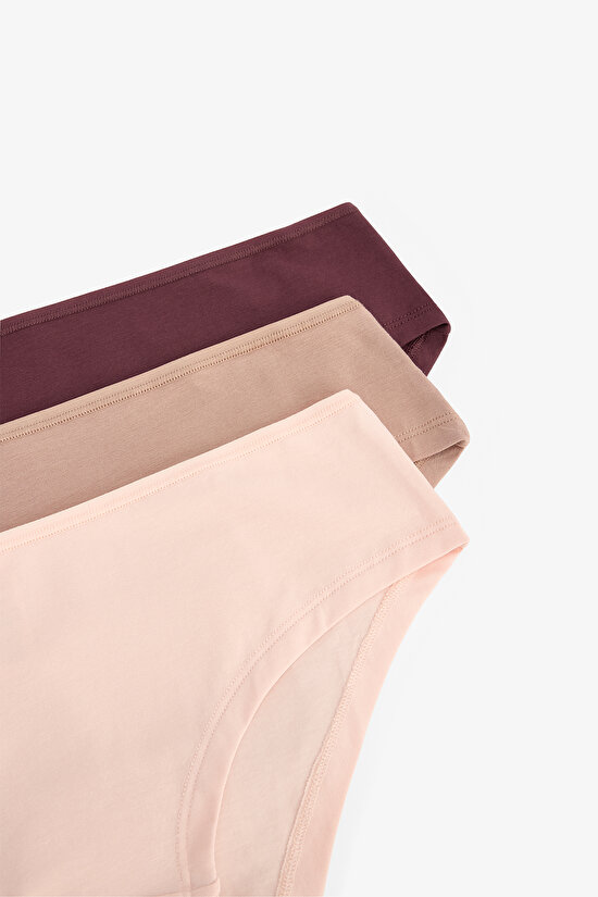 Mixed Color Skin Sense 3in1 Low Waist Hipster - 5