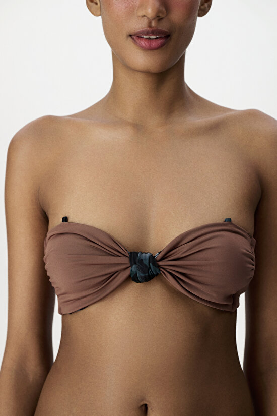 Clove Reversible Strapless Bikini Top - 2