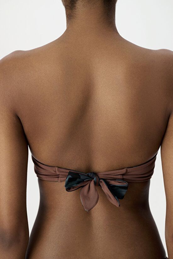 Clove Reversible Strapless Bikini Top - 3