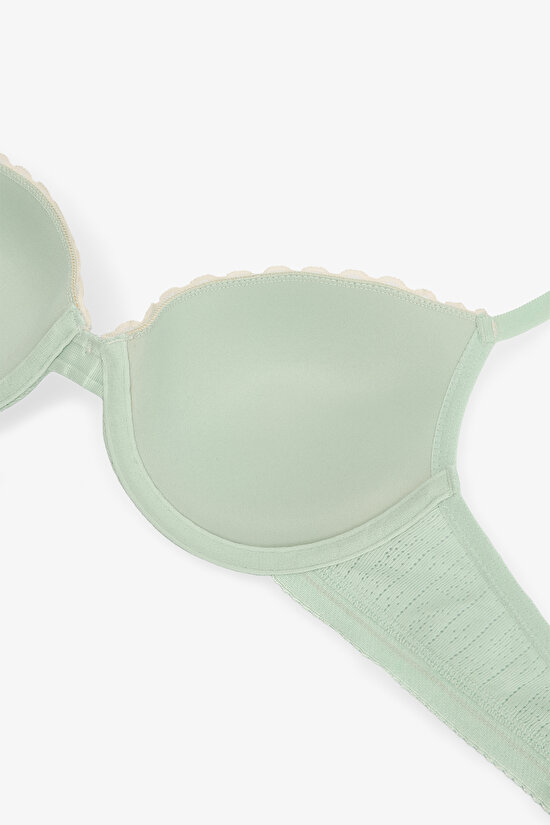 Viva Push Up Cotton Mint yeşili Pamuklu Sütyen Viva Push Up Cotton Mint yeşili Pamuklu Sütyen - 6