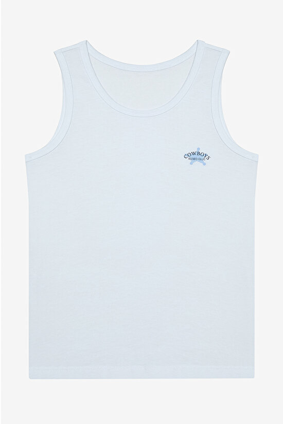 Boys Rodeo Club 2in1 Optic White Vest - 3