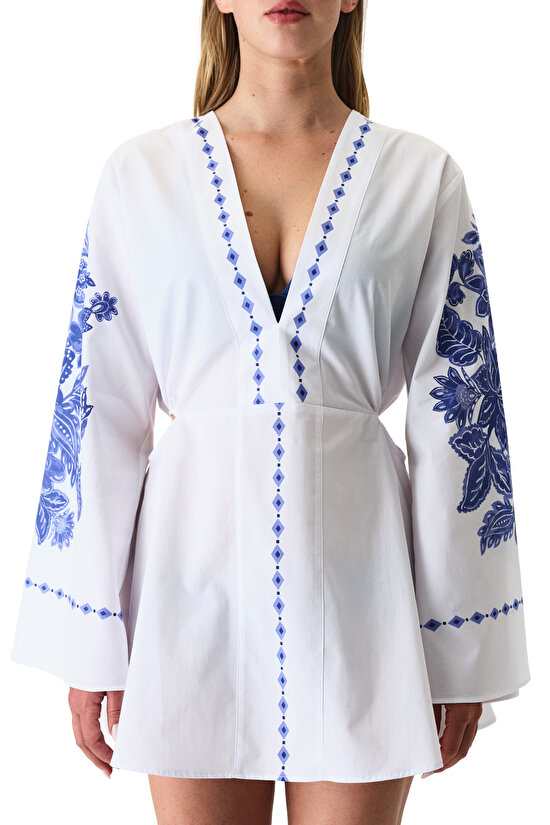 White Giana Kaftan - 4
